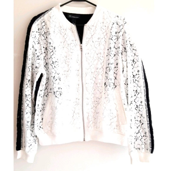 INC International Concepts Jackets & Blazers - INC Lace Jacket L